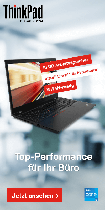 Lenovo ThinkPad L15 Gen 2 - Top Performance im Büro