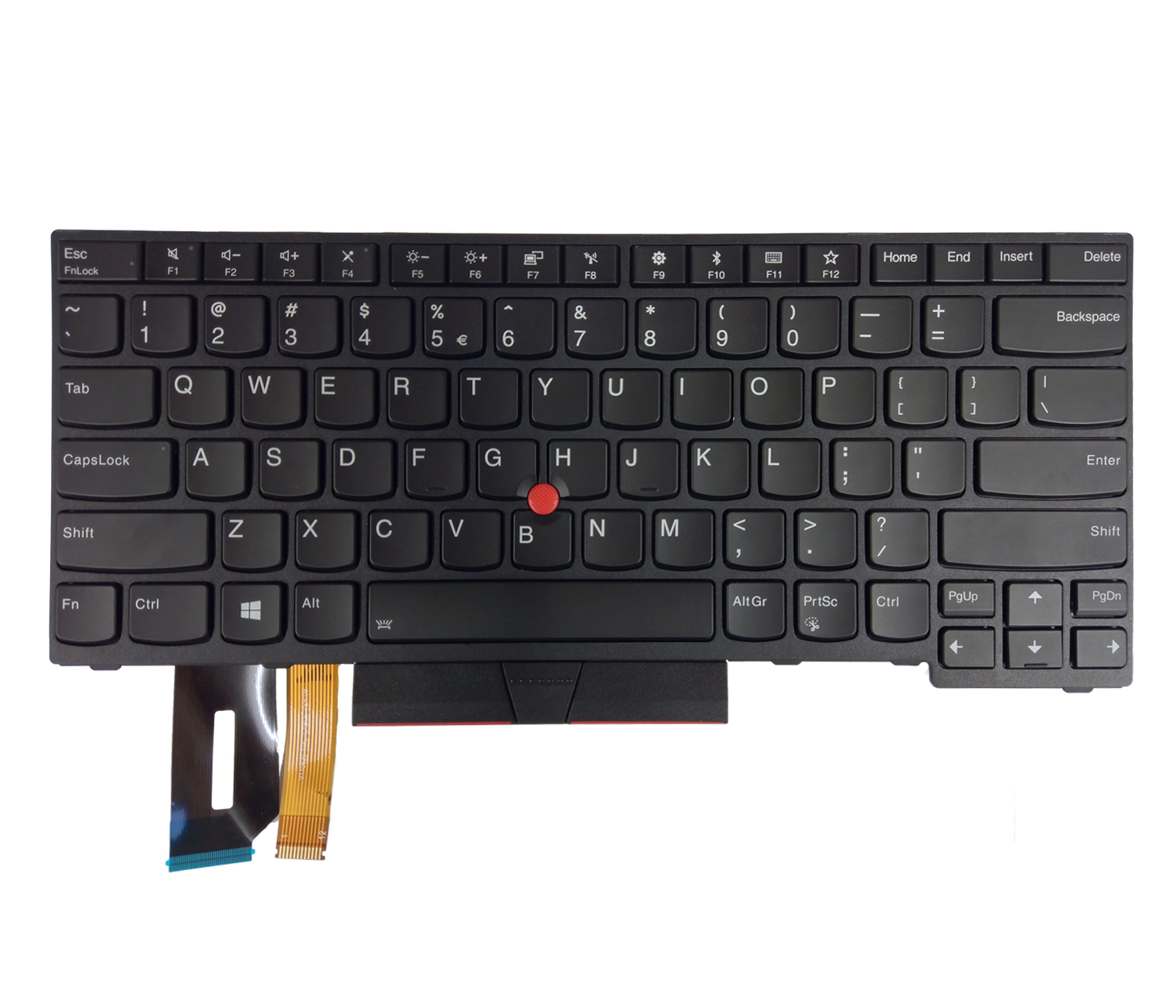 Permanent indlogering Bare overfyldt Lenovo ThinkPad T490, T480s Keyboard US | lap4worx.de
