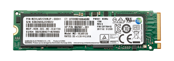 HP 1TB SSD TLC PCIe 3x4 NVMe M.2 6SK99AA | wunderow IT GmbH | lap4worx.de