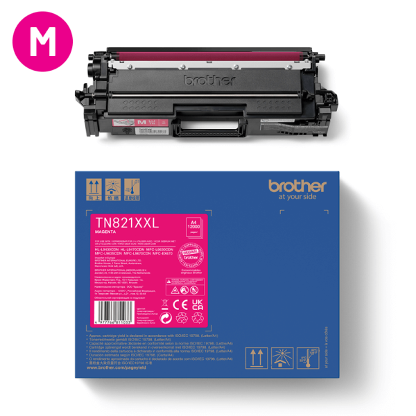 Brother Laser Toner TN-821XXLM Magenta | wunderow IT GmbH | lap4worx.de