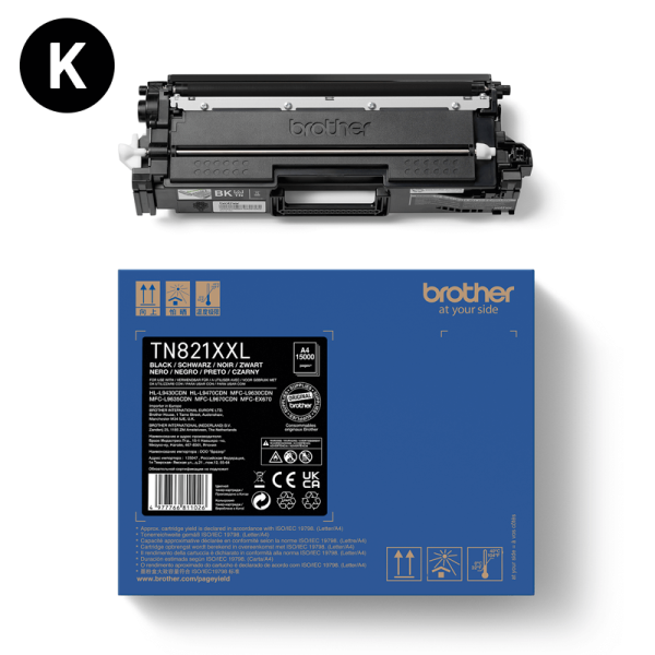 Brother Laser Toner TN-821XXLBK Schwarz | wunderow IT GmbH | lap4worx.de