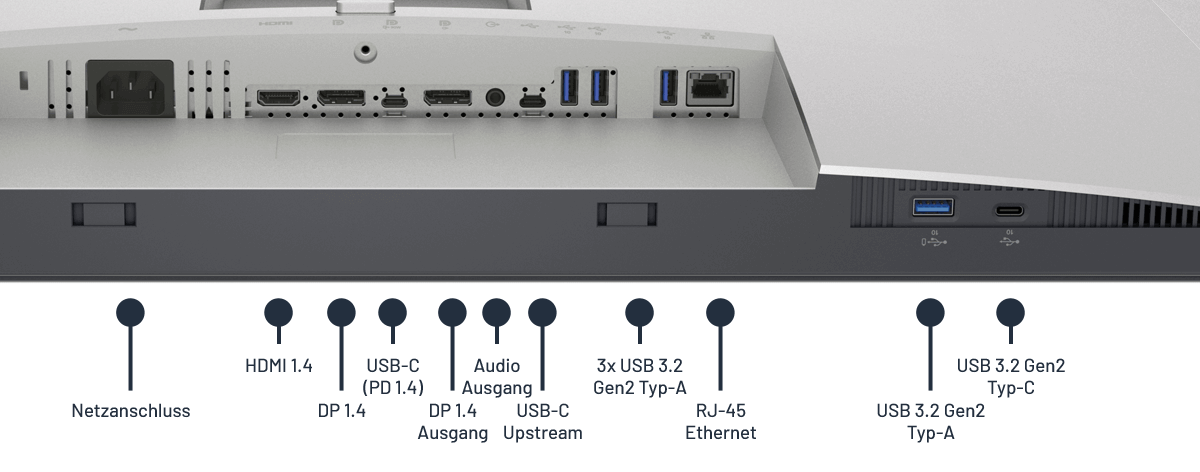 Dell-UltraSharp-30-U3023E-Anschlusse