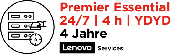 4 Jahre Premier Essential 24x7 4h Antwortzeit + YDYD 5PS7A73138 | wunderow IT GmbH | lap4worx.de