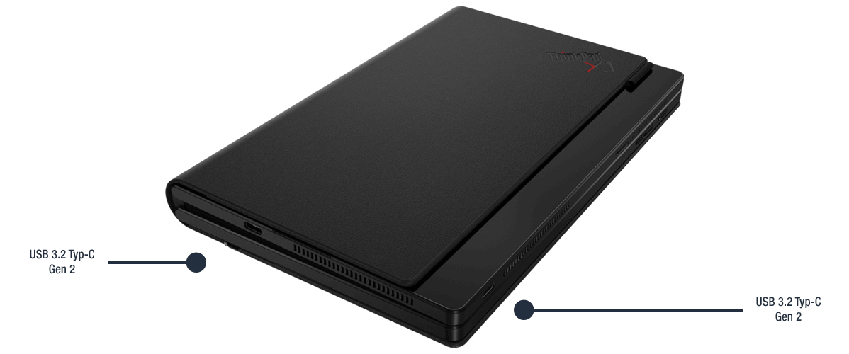 Lenovo ThinkPad X1 Fold Gen 1 Anschlüsse
