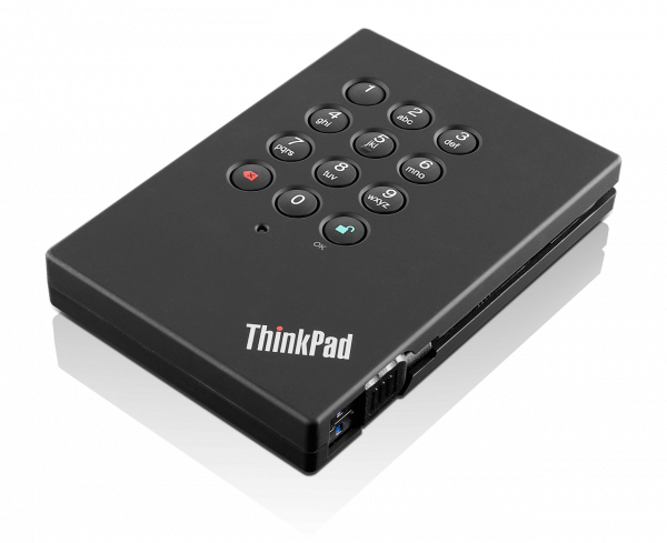 Lenovo ThinkPad USB 3.0 Portable Secure 2TB Hard Drive 4XB0K83868