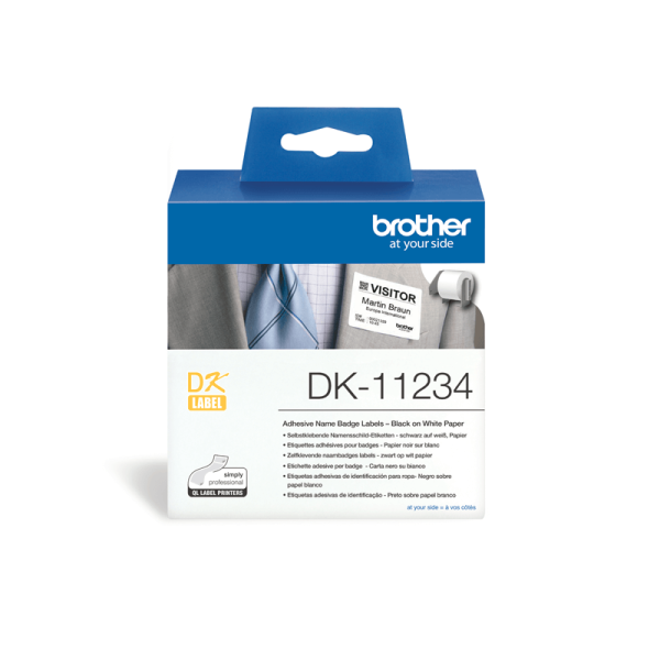 Brother DK-11234 Namensschild-Etiketten | wunderow IT GmbH | lap4worx.de