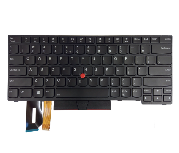 Lenovo ThinkPad T490 T480s Tastatur Schwarz US International mit Hintergrundbeleuchtung 01YP549