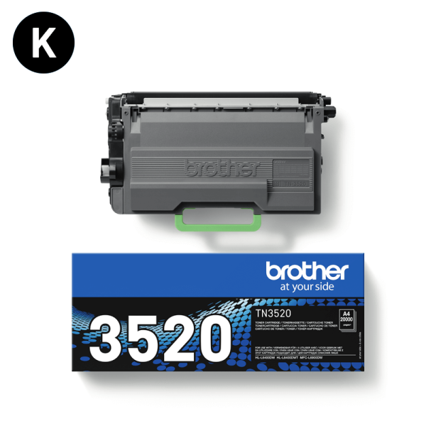 Brother Laser Toner TN-3520 Schwarz | wunderow IT GmbH | lap4worx.de